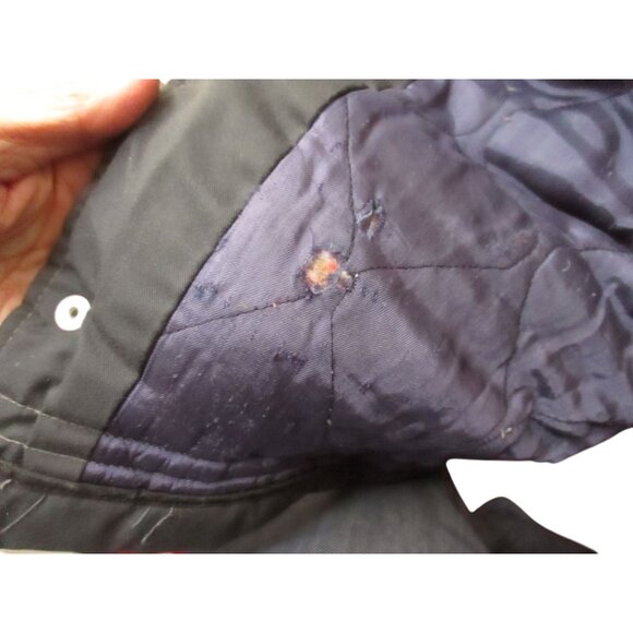 Vintage Men's Work Jacket Medium 1970's Heavy Quilt Lined Big Mac Blue Mechanic - Picture 13 of 14